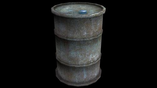 Old rusty barrel preview image